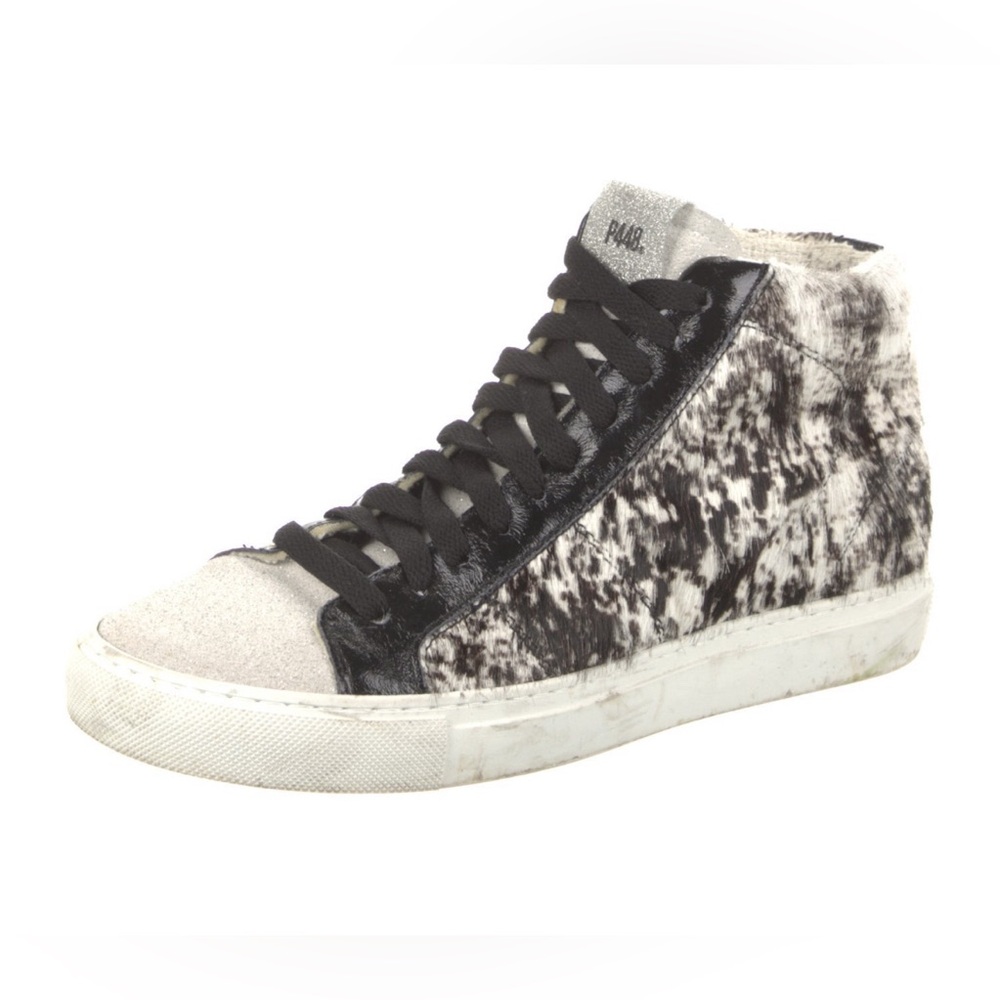 P448 high top cow softhair sneakers size 7.5